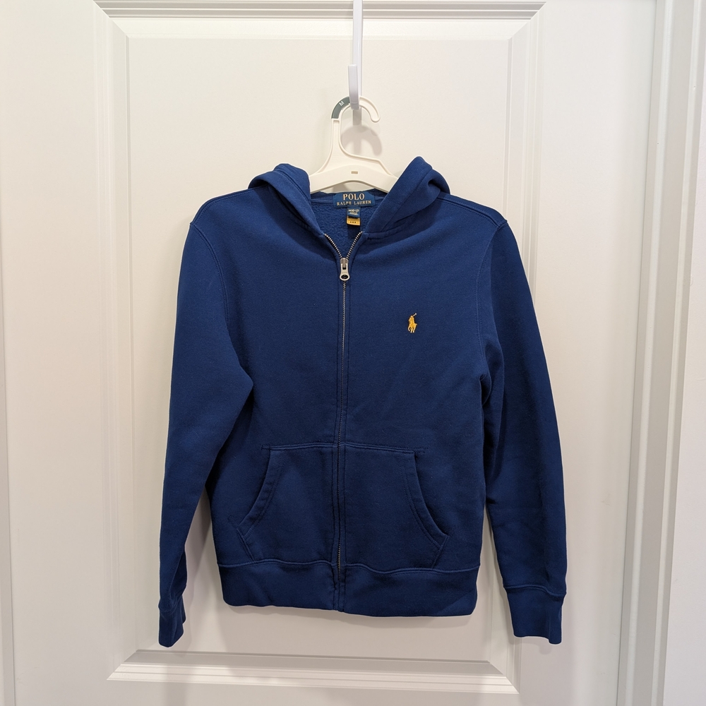 NWOT Polo by Ralph Lauren Kids Blue Hoodie
